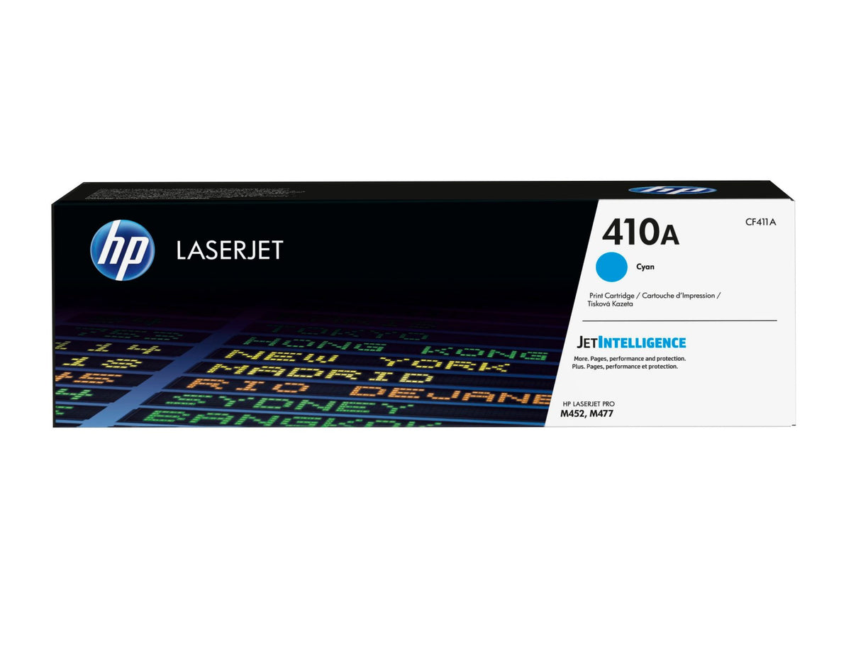 HP Cartucho de tóner original LaserJet 410A cian