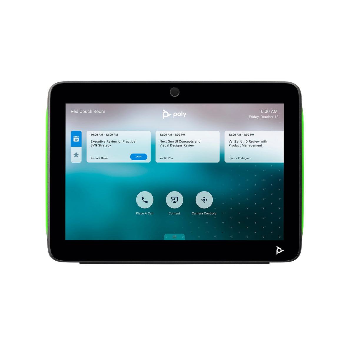 HP Poly TC10 Black Touch Controller with Poly+ 1 year Screen Negro