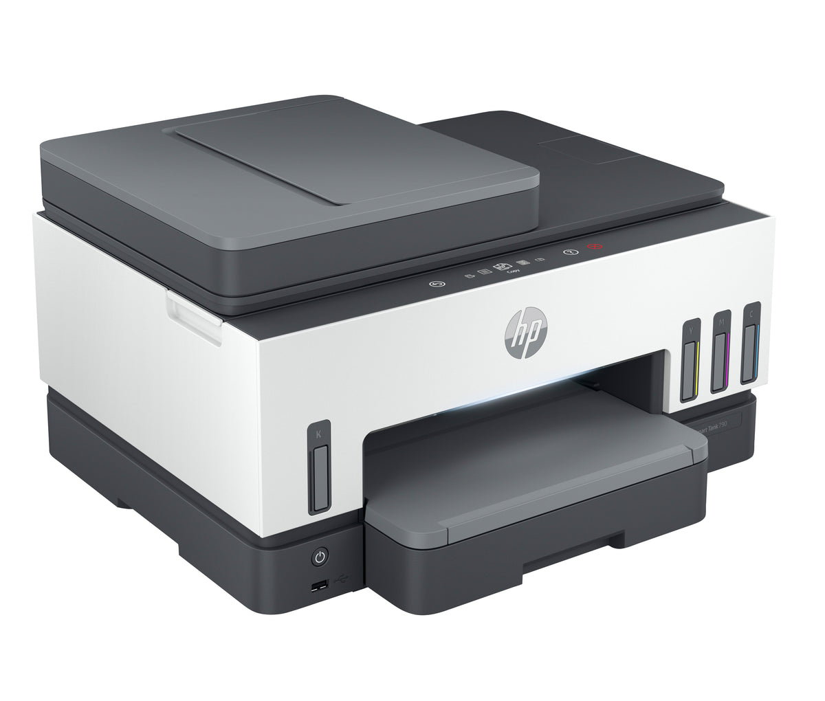 HP Smart Tank 790 Conexiones inalámbricas All-in-One Color, vista 3