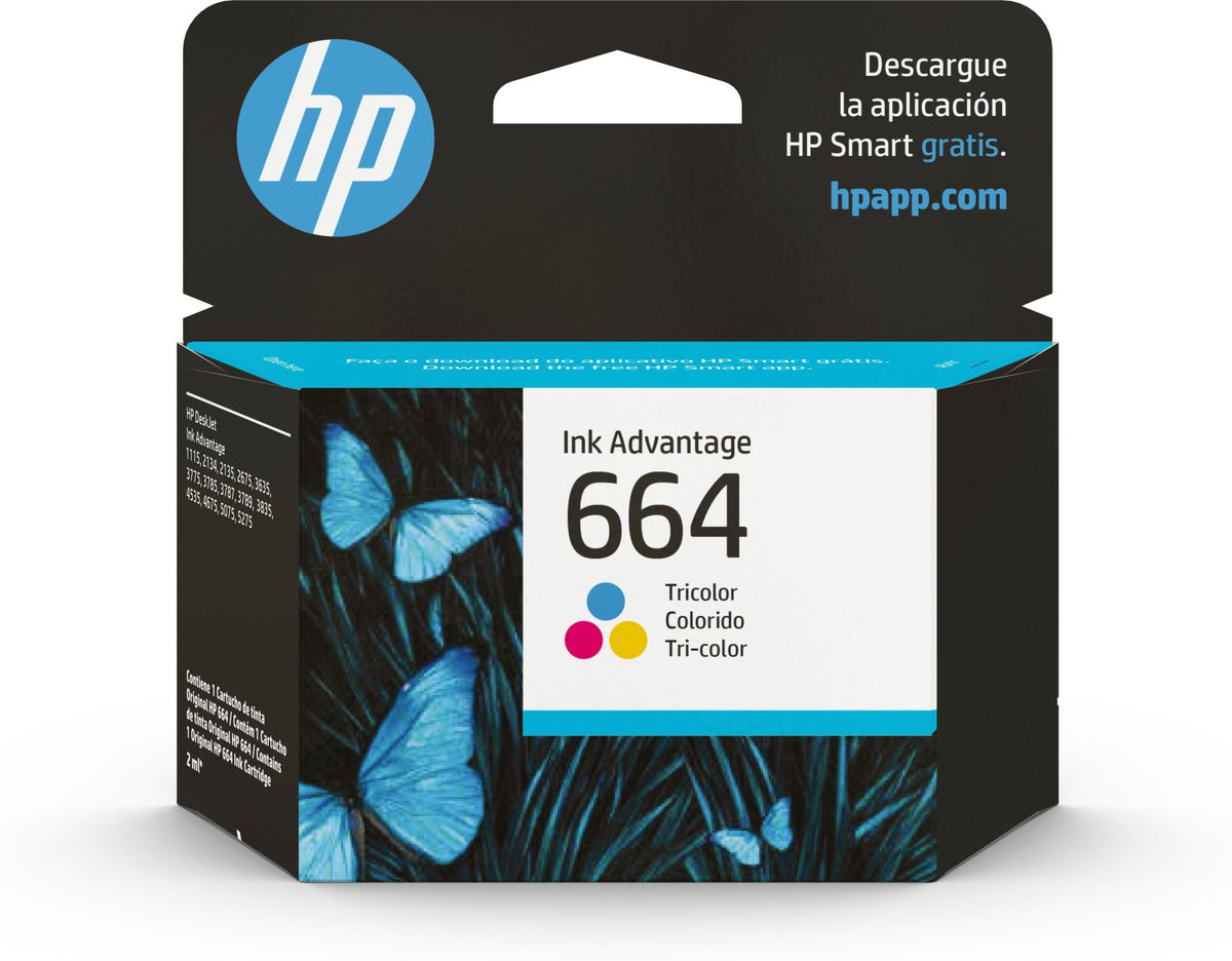 HP Cartucho original de tinta tricolor 664 Advantage