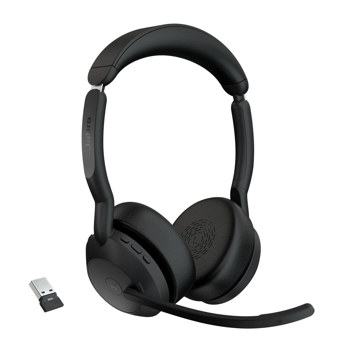 Jabra Evolve2 55 Auriculares Inalámbrico Diadema Oficina/Centro de llamadas USB Tipo C Bluetooth Base de carga
