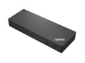 Lenovo 40B00300IT base para laptop o replicador de puertos Alámbrico Thunderbolt 4 Negro, Rojo