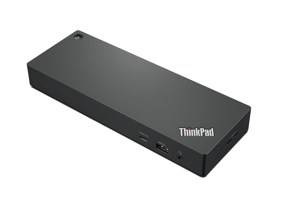 Lenovo 40B00300IT base para laptop o replicador de puertos Alámbrico Thunderbolt 4 Negro, Rojo
