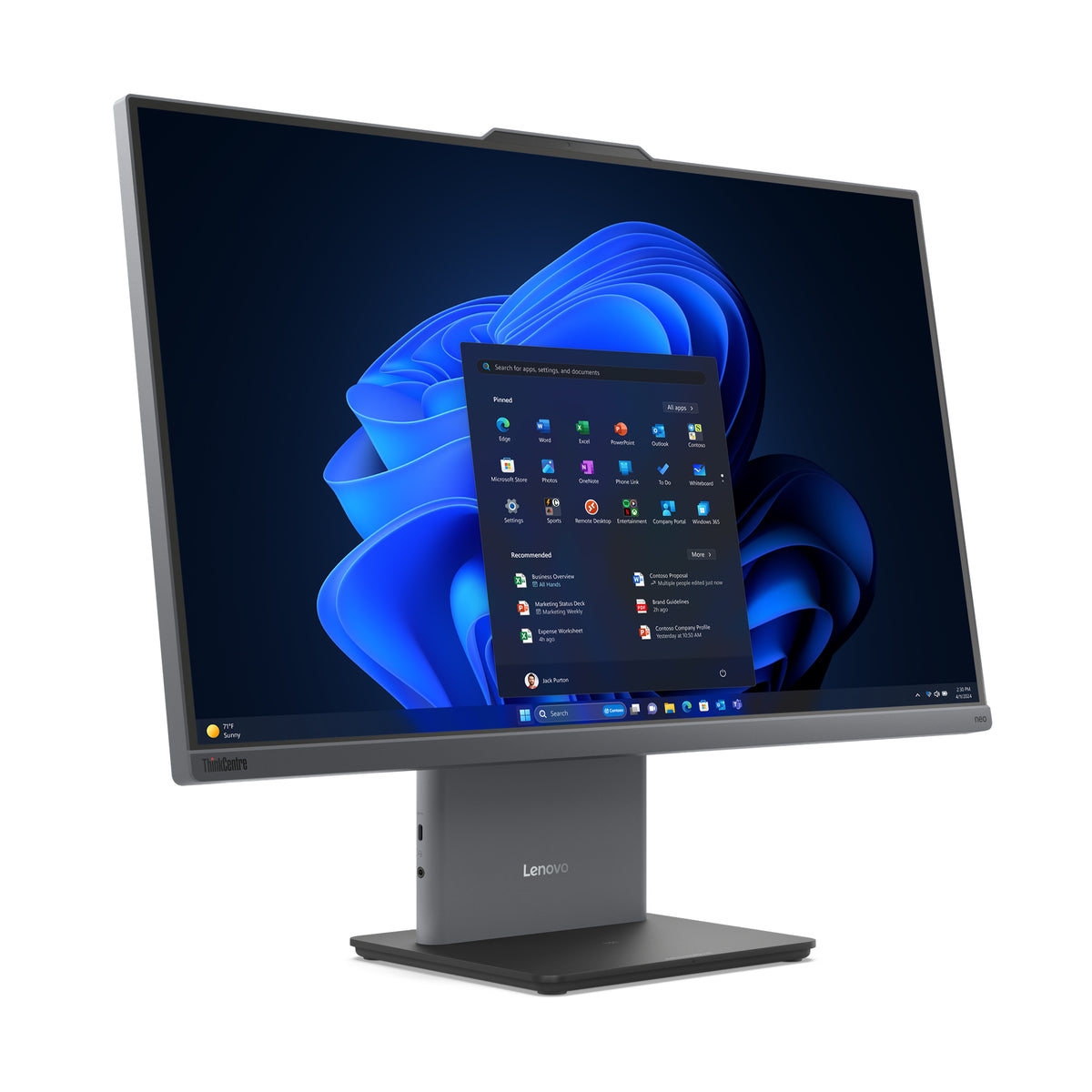 LV AIO LENOVO ThinkCentre neo 55a 24 Gen 6 AMD Ryzen 5 22, vista 7