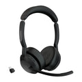 Jabra Evolve2 55 Auriculares Inalámbrico Diadema Oficina/Centro de llamadas USB Tipo C Bluetooth Base de carga