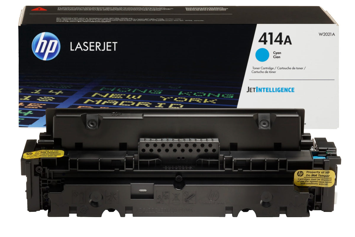 HP Cartucho de tóner original LaserJet 414A cian