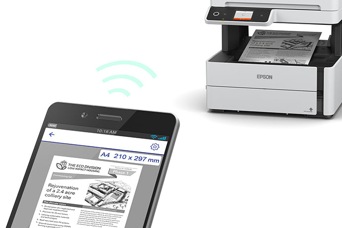 Epson EcoTank M3180 Inyección de tinta A4 1200 x 2400 DPI, vista 3