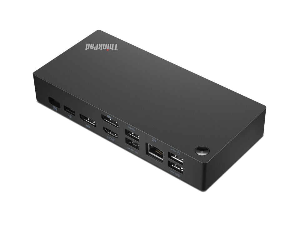 Lenovo 40AY0090IT base para laptop o replicador de puertos Alámbrico USB 3.2 Gen 1 (3.1 Gen 1) Type-C Negro