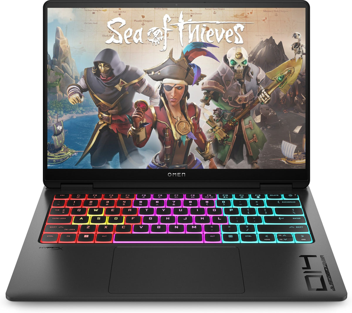 HP OMEN Transcend 14-fb0004la Intel Core Ultra 9 185H Computadora portátil 35,6 cm (14") 3K 32 GB LPDDR5x-SDRAM 2 TB SSD NVIDIA GeForce RTX 4070 Wi-Fi 7 (802.11be) Windows 11 Home Negro