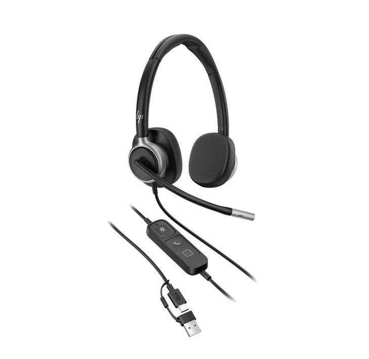 HP Poly Mission 625 Stereo USB Wired Headset HP Poly Mission 625