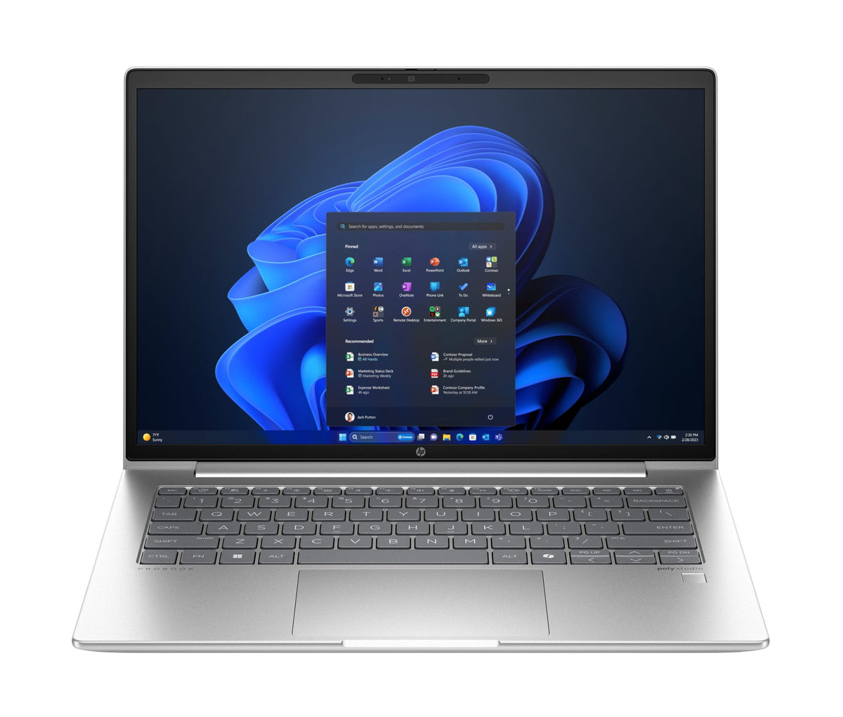 HP ProBook 440 G11 Intel Core Ultra 5 125U Computadora portátil 35,6 cm (14") WUXGA 16 GB DDR5-SDRAM 512 GB SSD Wi-Fi 6E (802.11ax) Windows 11 Pro AI PC Plata