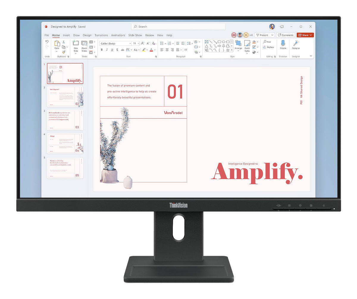 Lenovo ThinkVision E24-40 monitor de computadora 60,5 cm (23.8") 1920 x 1080 Pixeles Full HD LED Negro