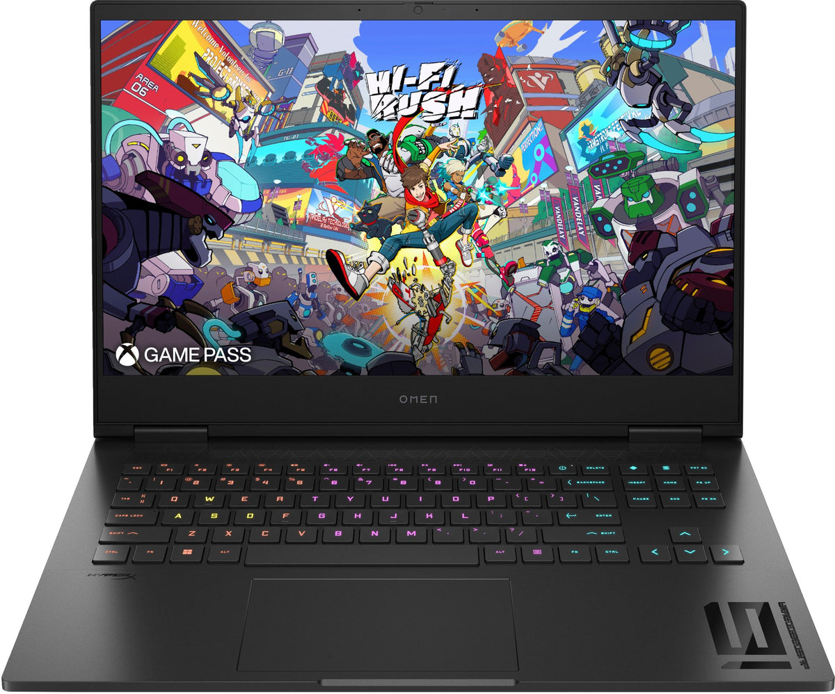 HP OMEN Gaming 16-wf1001la Intel® Core™ i9 i9-14900HX Computadora portátil 40,9 cm (16.1") Quad HD 32 GB DDR5-SDRAM 1 TB SSD NVIDIA GeForce RTX 4080 Wi-Fi 7 (802.11be) Windows 11 Home Negro